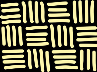 Obraz premium Yellow stripy with black background wallpaper