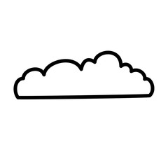 Cloud line icon