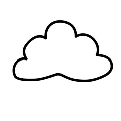 Cloud line icon