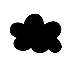 Cloud silhouette icon