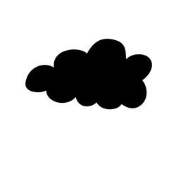 Cloud silhouette icon