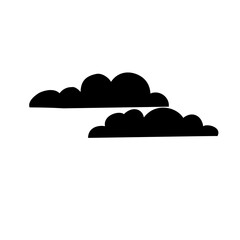 Cloud silhouette icon