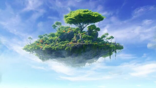 Explore a world of magic on hovering islands wrapped in mist, where lively plants and gravity combine to create a breathtaking dreamscape