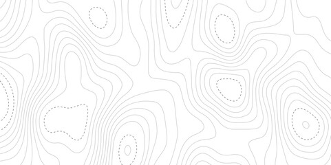 Abstract topographic wavy curve line background. Topography map pattern, Geographic curved relief. Topographic lines background. Vector illustration.