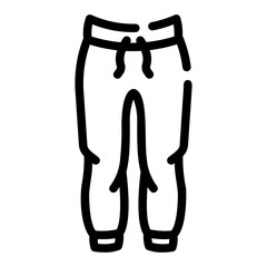 jogger pants Line Icon