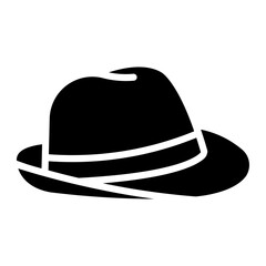 fedora hat Solid icon