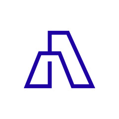 Monogram design vector logo. Monogram initial letter mark A logo design. Monogram design vector logo. Monogram initial letter mark A logo design simple A monogram