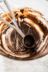 Chocolate peppermint cupcakes