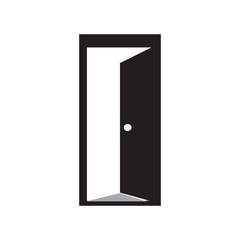 door icon logo vector design