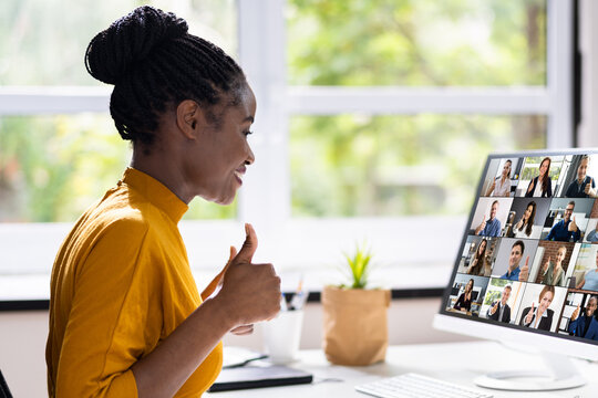 Virtual Telework Webinar And Learning Presentation