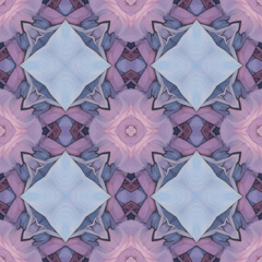 Kaleidoscopic ornamental pattern,  Seamless texture