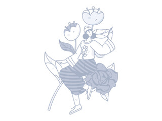 3.12 International Women's Day professional women flat character vector concept operation hand drawn illustration
