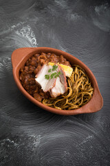 Carapulcra sopa seca traditional peru peruvian food popular comfort 