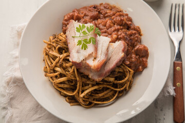 Carapulcra sopa seca traditional peru peruvian food popular comfort 