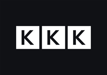 Triple letter square logo design, multi Letter box symbol vector. iconic letter logo. square letter symbol. lettering monogram