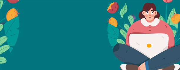 3.12 International Women's Day professional women flat character vector concept operation hand drawn illustration
