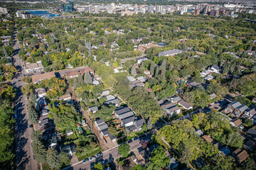 Aerial Ambiance: Grosvenor Park, Saskatoon, Saskatchewan Revealed