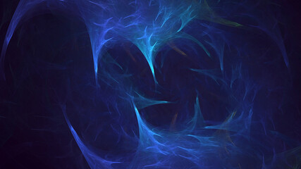 3D rendering abstract colorful fractal light background
