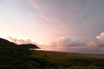 伊良湖岬の夕焼け