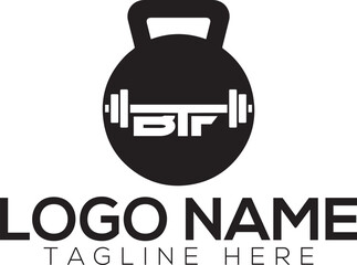 BTF letter logo vector