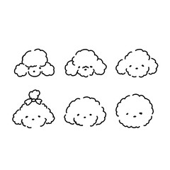 Fototapeta premium hand drawn illustration of a set of icons