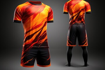 football uniform design mockup