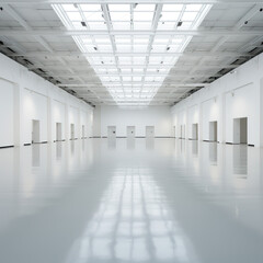 Obraz premium long corridor in hall