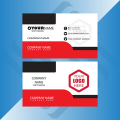 creative business card and name card,horizontal simple clean template vector design