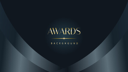 Awarding the nomination ceremony luxury black wavy background. Wedding entertainment night. Elegant luxury shine modern template certificate.