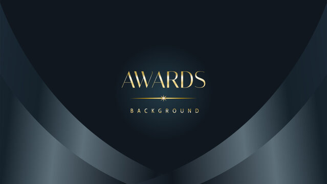 Awarding the nomination ceremony luxury black wavy background. Wedding entertainment night. Elegant luxury shine modern template certificate.