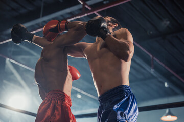 Boxer's determination shines in rounds, contesting with devotion to showcase Thai martial art skills