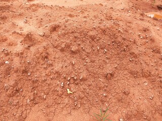 red clay for construction