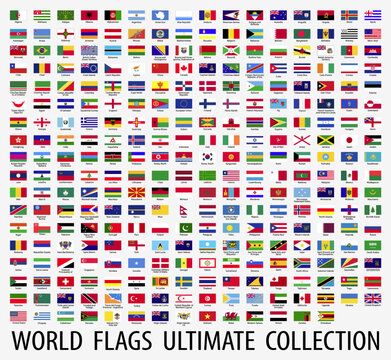Flags vector of the world .