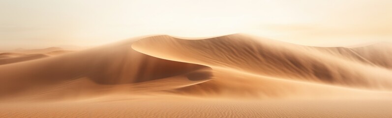 Fototapeta na wymiar Beautiful sand desert banner