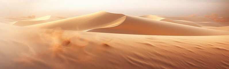Desert sand banner