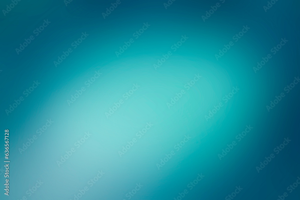 Poster Abstract blue cyan gradient abstract background. elegant bright and smooth turquoise light soft blue color illustration backdrop for graphic website design template and wallpaper