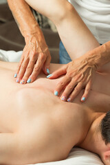 Obraz na płótnie Canvas Human body massage