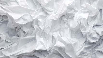 Obraz premium White paper with crumpled effect