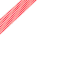 Red Diagonal Lines with Glow Effect. Can be used as a Border.