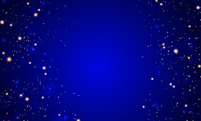 Fototapeta na wymiar Vector realistic navy blue glitter background