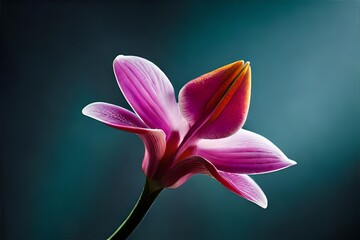 close up of pink lily