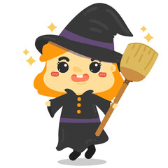 Obraz premium halloween witch 