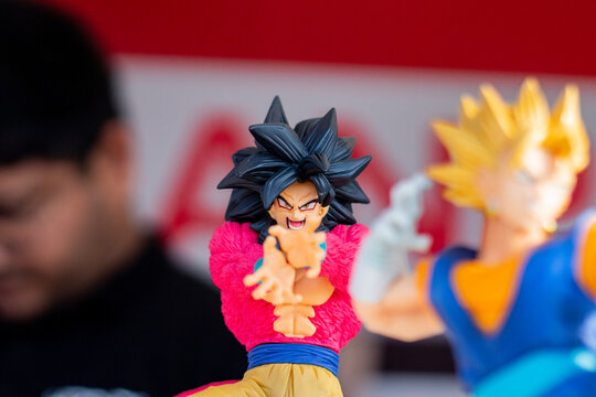 Delhi, Delhi, India, 09:09:2022 : Dragon Ball Z Action Figure At Comic Con