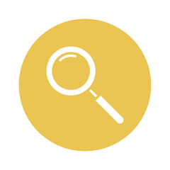 magnifier sign symbol vector glyph color icon