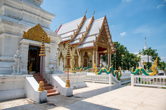 Phuttha Utthayan Makha Bucha Anusorn (Buddhism Memorial Park) is the most famous landmark in Nakorn Nayok, Thailand