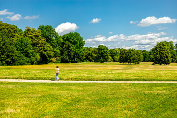 Tagesausflug in die Bayrische Hauptstadt München an einen sonnigen Sommertag - Bayern - Deutschland