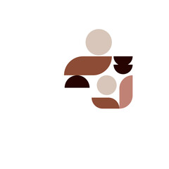 Bauhaus elements, abstract vector set of shapes. Bold Pastel graphic elements, simple geometrical minimal forms for web design, poster art, decorative print, invitation letter, background creation