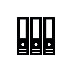 binder sign symbol vector glyph color icon