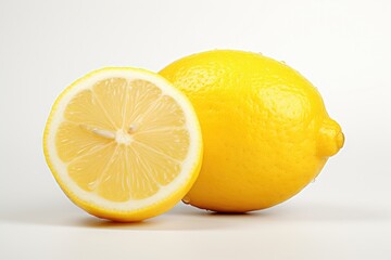 lemon isolated on white