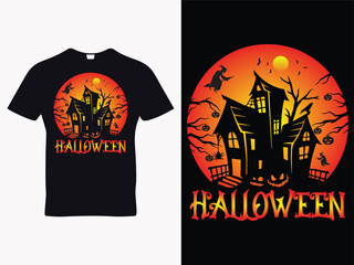 Halloween background horror poster design